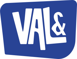 Val& Logo Bleu Footer